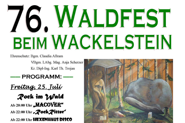 Waldfest beim Wackelstein